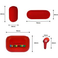 OTL Nintendo Super Mario Kablosuz Kulaklık Earpods Lisanslı Şarj Kutulu Kırmızı