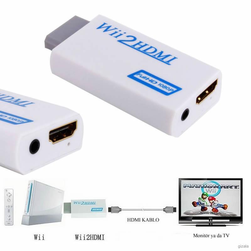 Nintendo Wii Hdmi Tv Cable Converter Adapter Hdmi Wii 2