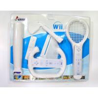Nintendo Wii Sports Kit Accessory Set Tennis Golf Steering Wheel Baseball