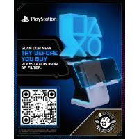 Sony Playstation icon Işıklı Stand Dualsense Dualshock Oyun Kolu Tutucu Telefon Uyumlu Cable Guys Lisanslı Orijinal