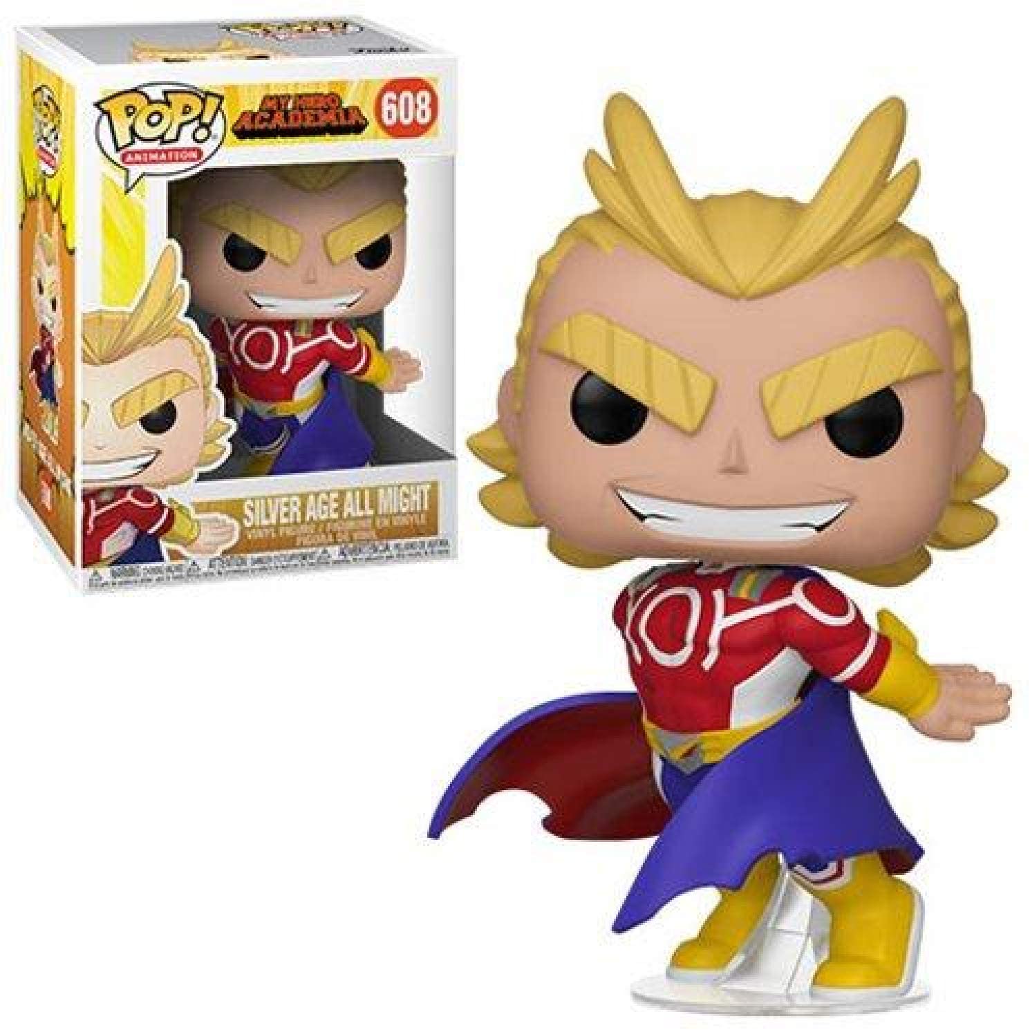 silver all might funko pop