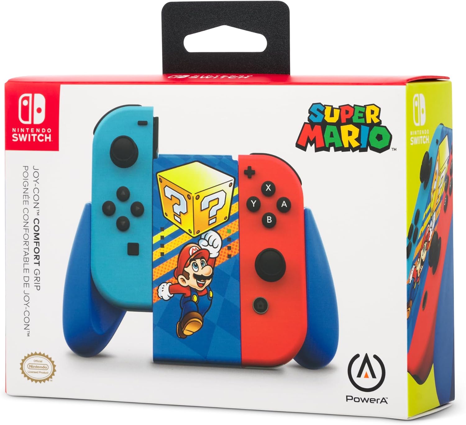 Nintendo Switch Joycon Comfort Grip Lisanslı Mystery Block Mario