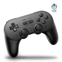 8Bitdo Pro 2 Hall Effect Bluetooth Controller Nintendo Switch Kablosuz Oyun Kolu , PC, macOS, Android, Steam & Raspberry Pi balck  Edition