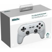 8Bitdo Pro 2 Hall Effect Bluetooth Controller Nintendo Switch Kablosuz Oyun Kolu , PC, macOS, Android, Steam & Raspberry Pi Grey Edition