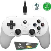 8BitDo Pro 2 Hall Effect  Wired Controller Xbox Series X Series S - 0ne & Windows White