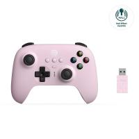 8Bitdo Ultimate Hall Effect 2.4G Controller ve Şarj Dock - Pastel Pink Windows, Android PC Ipad Uyumlu