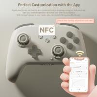 PC Gaming Controller, Wireless Controller with Custom Button, 6-Axis Gyro, Dual Shock, 128-Step Macro Programming, NFC, Turbo, Bluetooth Game Controller for Windows 10/Android/iOS/PC