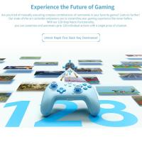 PC Gaming Controller, Wireless Controller with Custom Button, 6-Axis Gyro, Dual Shock, 128-Step Macro Programming, NFC, Turbo, Bluetooth Game Controller for Windows 10/Android/iOS/PC