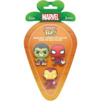 Funko Carrot Pocket POP Spider-Man, Iron Man & Hulk 3-Pack Marvel Avengers