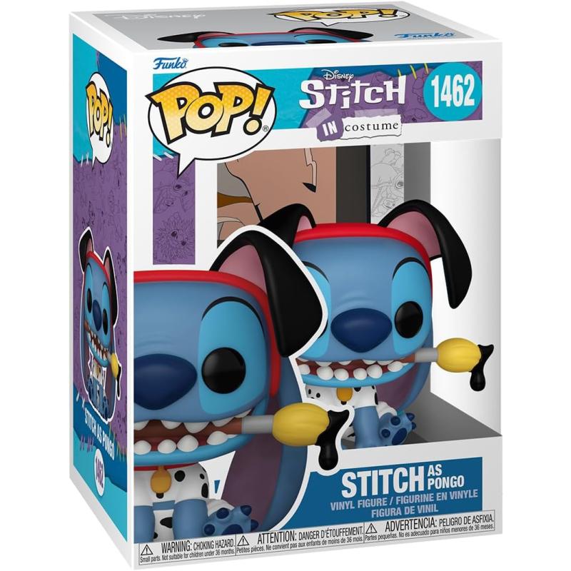 Funko Pop Disney Stitch in Costume - Stitch As Pongo No:1462