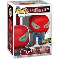 Funko Pop Marvel Gamerverse SpiderMan 2 Peter Parker Velocity Suit Figür No:974