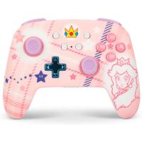 PowerA Enhanced Wireless Controller for Nintendo Switch - Peach, Nintendo Switch - OLED Model, Nintendo Switch Lite, Gamepad, Game Controller, Bluetooth Controller, Officially Licensed