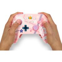 PowerA Enhanced Wireless Controller for Nintendo Switch - Peach, Nintendo Switch - OLED Model, Nintendo Switch Lite, Gamepad, Game Controller, Bluetooth Controller, Officially Licensed