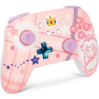 PowerA Enhanced Wireless Controller for Nintendo Switch - Peach, Nintendo Switch - OLED Model, Nintendo Switch Lite, Gamepad, Game Controller, Bluetooth Controller, Officially Licensed