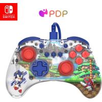 PDP Kablolu Pro Controller Sonic Green Hill Zone ReaLMz Lisanslı (Nintendo Switch & Nintendo Switch - OLED Model Uyumlu)