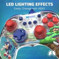 PDP REALMz Wired LED Light-up Pro Controller: Sonic Green Hill Zone For Nintendo Switch & Nintendo Switch - OLED Model