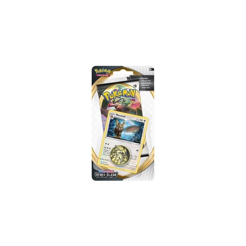 Pokemon Tcg: Sword & Shield Rebel Clash Checklane Booster Pack Noctowl