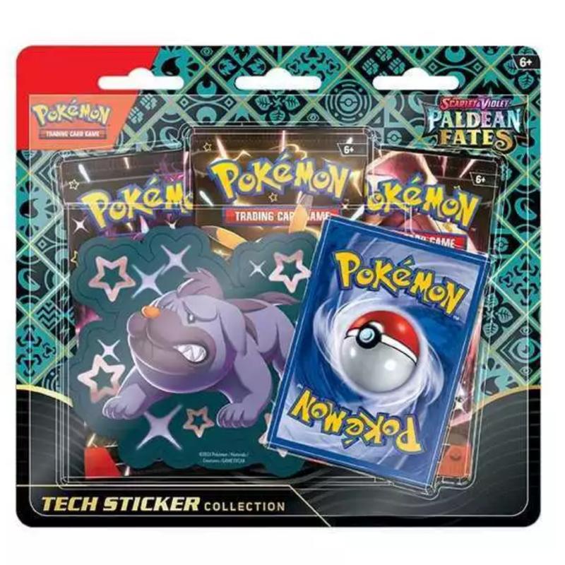 Pokemon Tcg Paldean Fates Tech Sticker Collection Maschiff