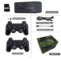 Retro Game Stick Lite 4K Game Console / 2 Joysticks / 20000 Games / 64G Memory / HDMI Connection