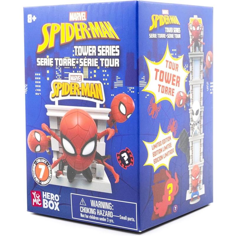 Spider-Man Tower Serisi Sürpriz Oyuncak Figür Paketi YuMe Toys spiderman