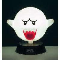 Paladone Mario Super Boo Ghost 3D Icon Bright Night Light or Desk Lamp