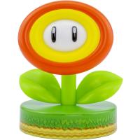 Paladone Mario Super Fire Flower 3D Icon Bright Night Light or Desk Lamp