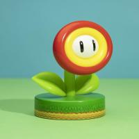 Paladone Mario Super Fire Flower 3D Icon Bright Night Light or Desk Lamp