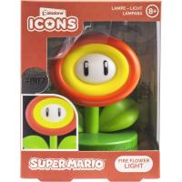 Paladone Mario Super Fire Flower 3D Icon Bright Night Light or Desk Lamp