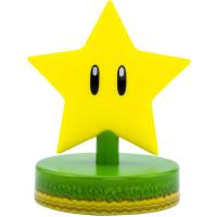 Paladone Mario Super Star 3D Icon Bright Night Light or Desk Lamp Yellow