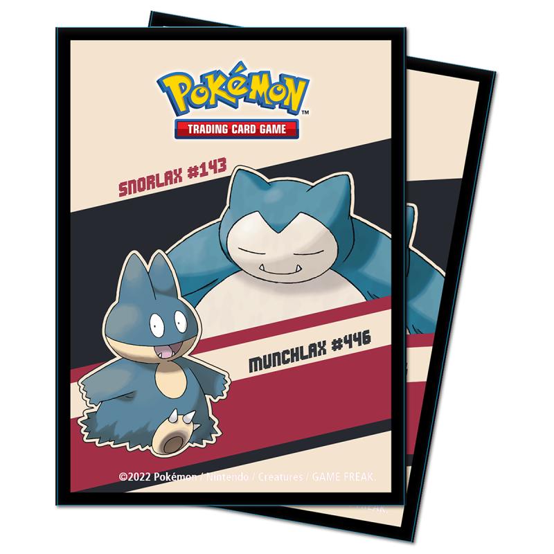 Poke Ball Standard Deck Protector Sleeves (65ct) for Snorlax and Munchlax