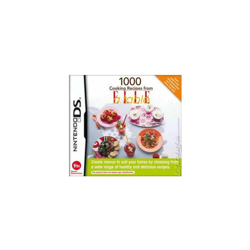 1000 Cooking Recipes Nintendo Ds Orijinal Oyun 