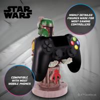 Star Wars Boba Fett Dualsense Dualshock Oyun Kolu  Kablo Tutucu Telefon Uyumlu Cable Guys Lisanslı Orijinal