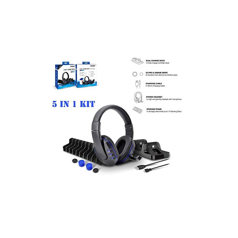 Dobe PS4 Pro Aksesuar Seti Kulaklık Şarj İstasyonu Stand