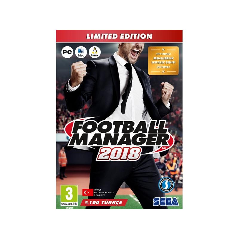 Football Manager 2018 Pc Dvd Sıfır Orijinal Limited Edition