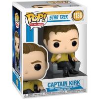 Funko Pop 55804 Star Trek- Cap Kirk in Chair Figür No: 1136