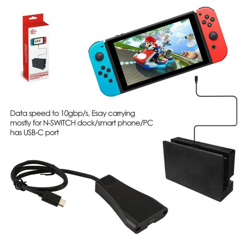 Nintendo Switch Dock Uzatma Şarj Kablosu  