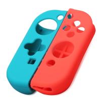Nintendo Switch Joycon Silikon 2li Kırmızı + Mavi