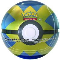 Pokemon TCG Pokeball Tin Best of 2021 Quick Ball + 3 Booster Pack