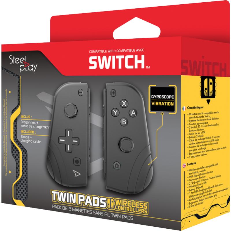 Steel Play Nintendo Switch JoyCon Twin Pads Controller Siyah