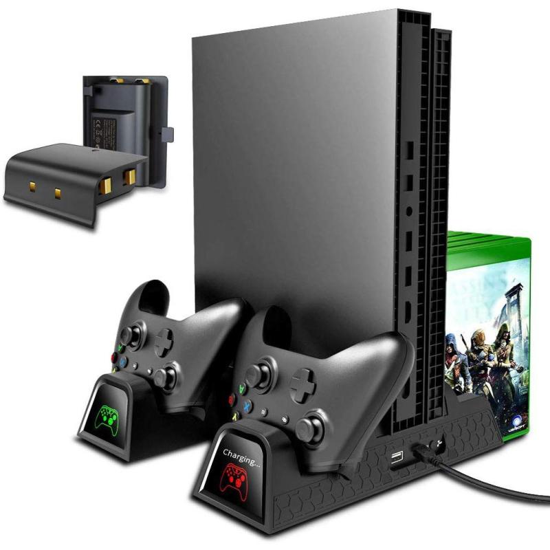 Xbox One Stand Fanlı Şarj Göstergeli Bataryalı Dock Xbox One X S 