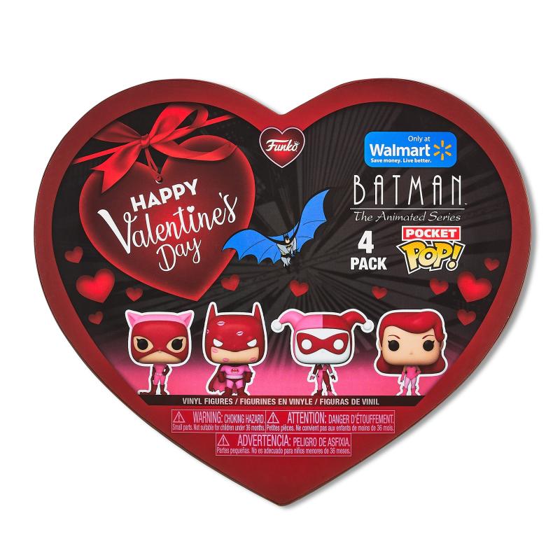 Funko  Pop DC Valentines Box 4-Pack Batman Sevgililer Günü Paketi