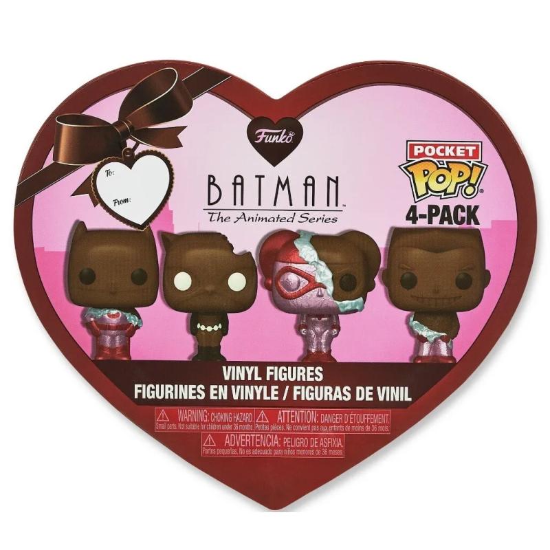 Funko  Pop DC Valentines Box 4-Pack Sevgililer Günü Paketi