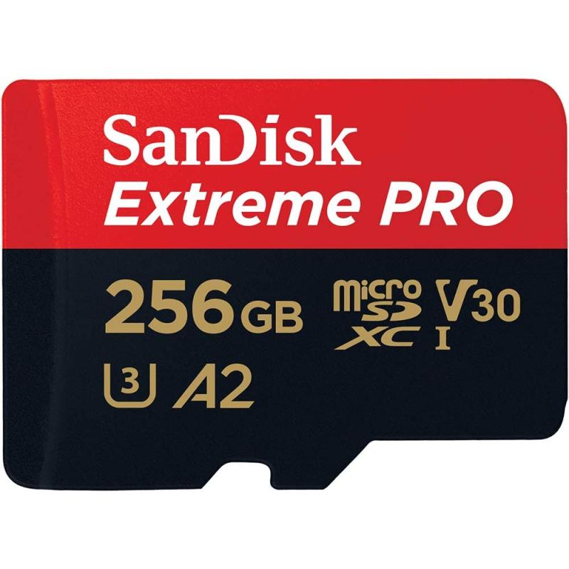 Nintendo Switch 256 GB Hafıza Kartı Extreme Pro microSDXC kartı 200 MB/s + SD adaptörü 256gb