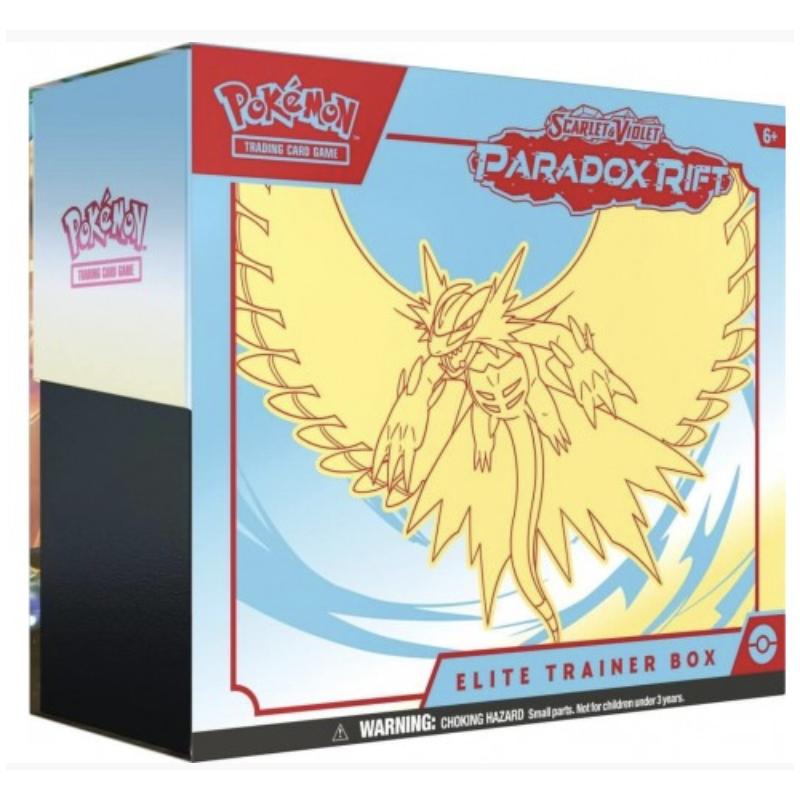 Pokémon TCG Scarlet & Violet—Paradox Rift Elite Trainer Box - Roaring Moon (9 Booster Packs, 1 Full-Art Foil Card & Premium Accessories)