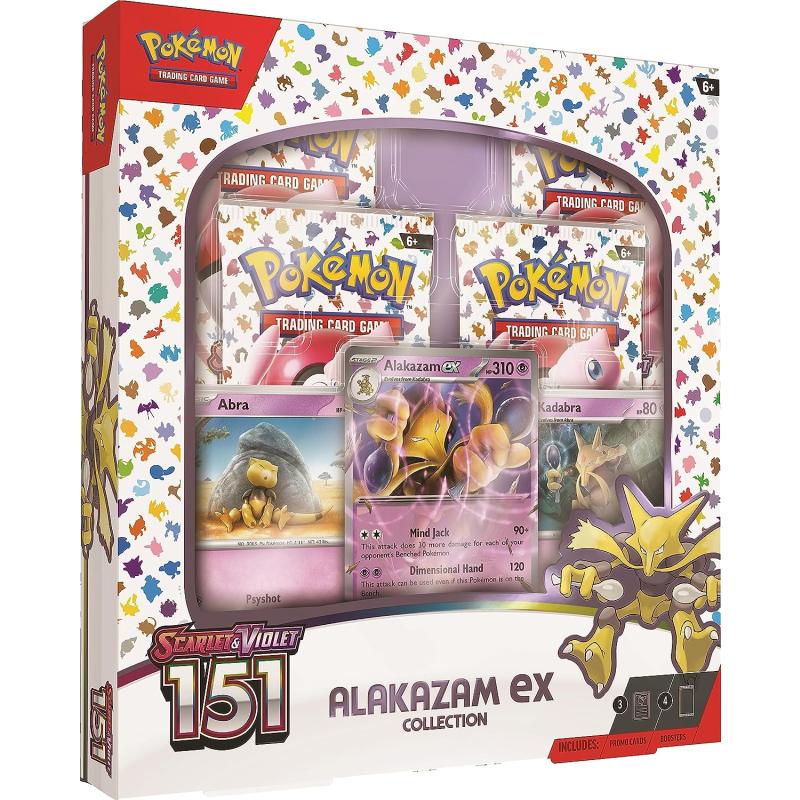Pokemon Tcg Scarlet & Violet 151 Alakazam ex Collection Box