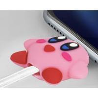 USB Kablo Tutucu Koruyucu Kirby Tasarımlı Nintendo Switch uyumlu TYPC-E ,Iphone,Android